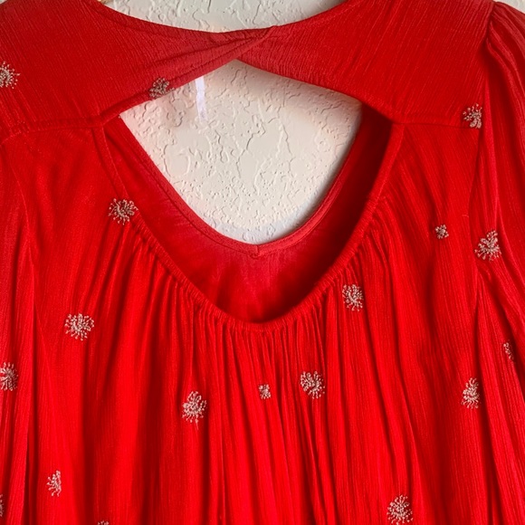 Free People Red Dress size small - Picture 10 of 11